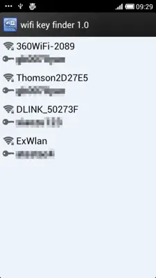 wifi key finder(Root) android App screenshot 1